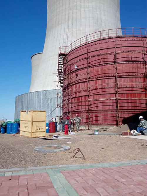 電廠冷卻塔水箱防腐 聚脲涂料(圖1) 電廠冷卻塔水箱防腐 聚脲涂料