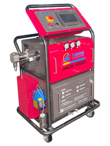 泡沫包裝材料(圖1) H5800-PLC聚氨酯發(fā)泡填充機(jī)