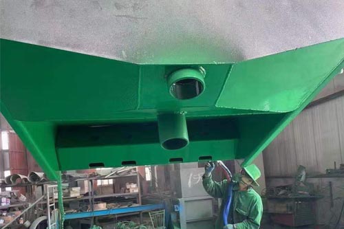 礦山設備耐磨聚脲涂料噴涂施工專用機器(圖3) 礦山設備耐磨聚脲涂料噴涂施工案例
