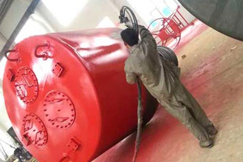 除鹽水箱聚脲噴涂防腐施工噴涂設(shè)備(圖3) 除鹽水箱聚脲噴涂防腐施工