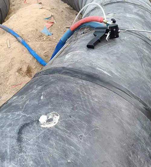 管道補口發(fā)泡機(圖3) 管道補口發(fā)泡案例